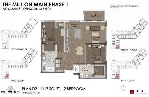 Floor plan Style D2