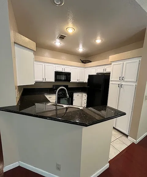 NEWLY PAINTED KITCHEN CABINETS
