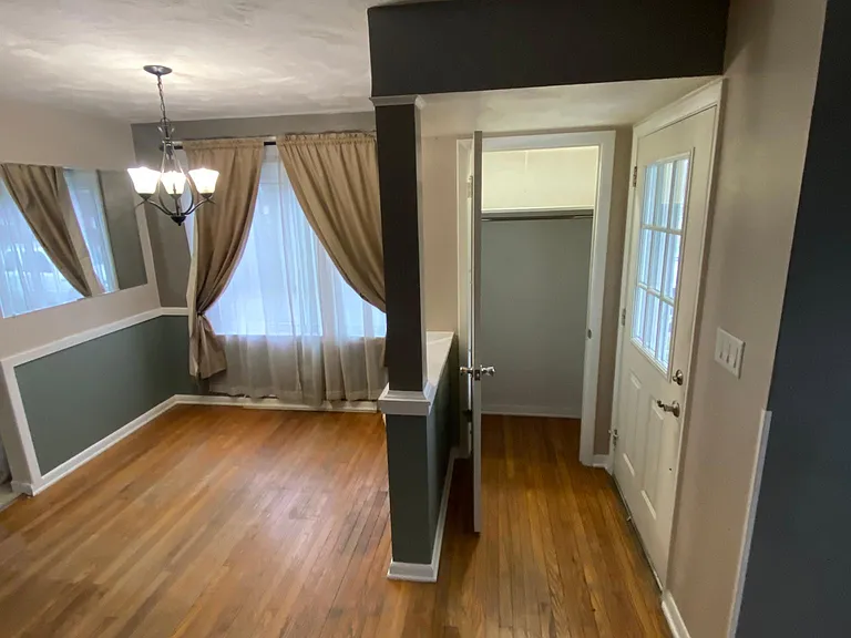 Dining area and entryway
