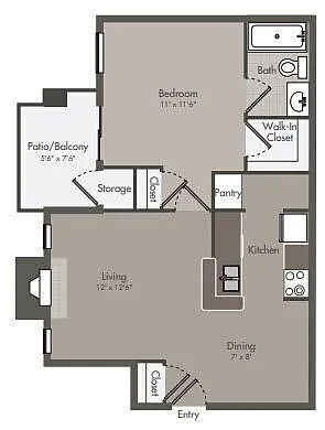 Floor plan The Hickory Luxe
