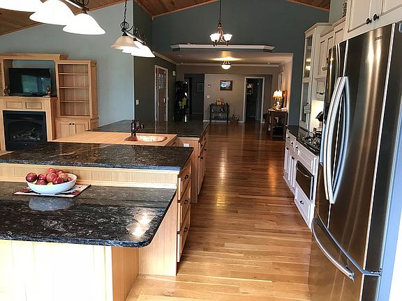 Kitchen and main entry area