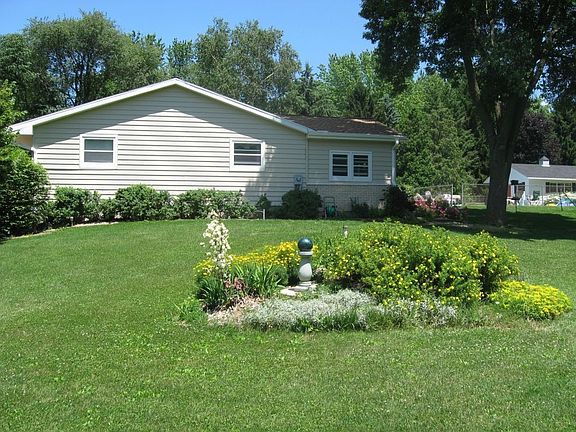 South side of house