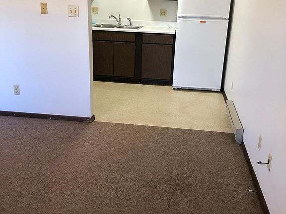 Looking from living room into kitchen