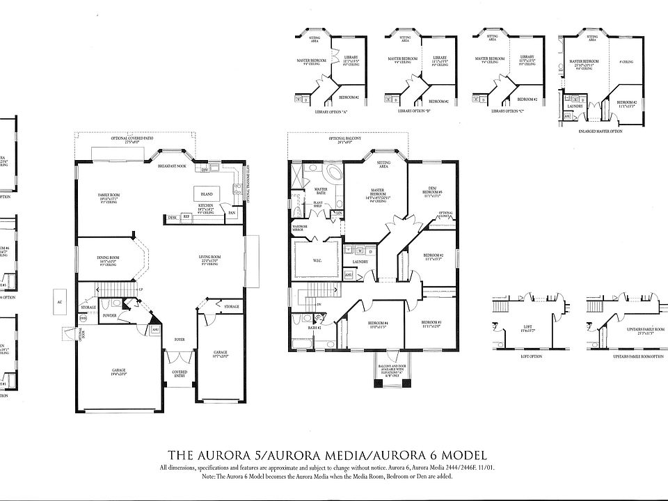 Den downstairs. Loft upstairs