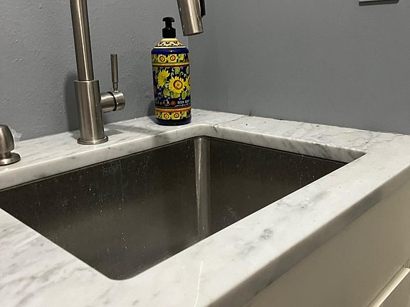 laundry sink off kitchen