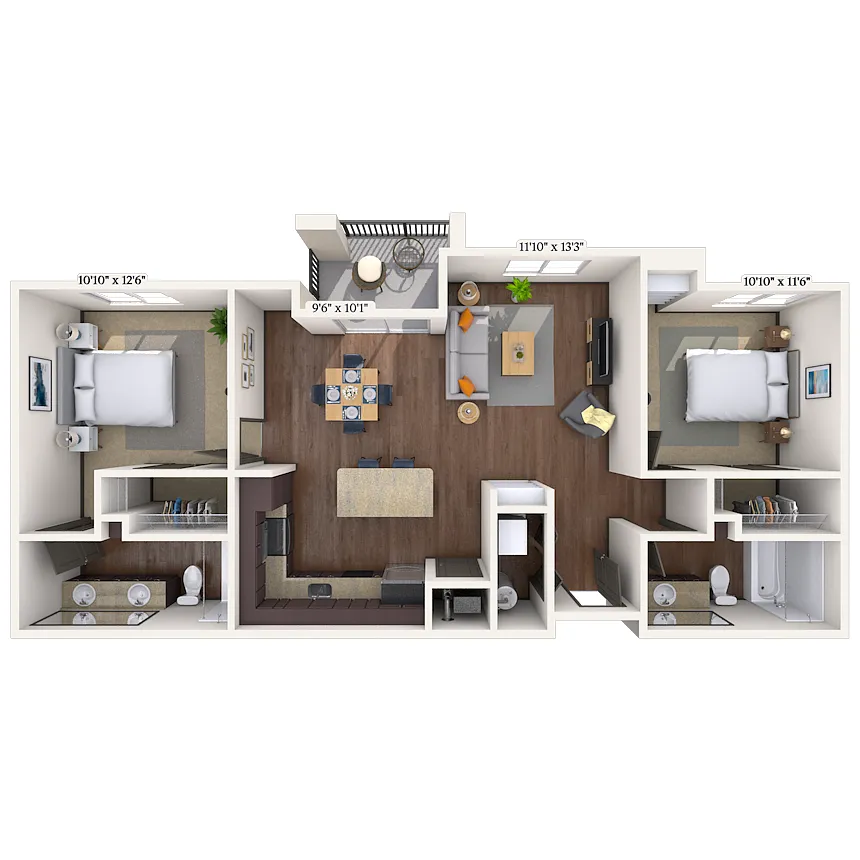 Floor plan The Warhol