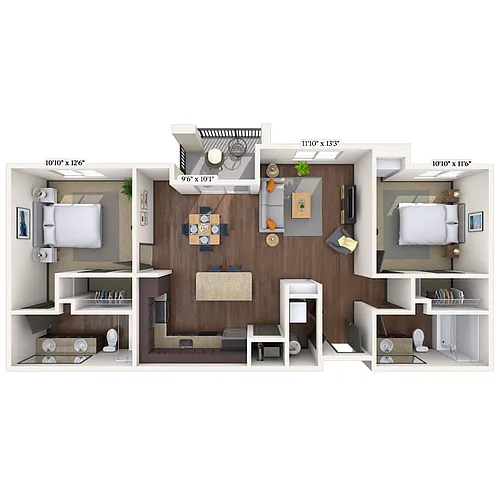 Floor plan The Warhol