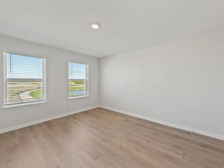 The secondary bedrooms are a great space for children's bedrooms or guest rooms.
