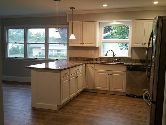 view kitchen from front hall
