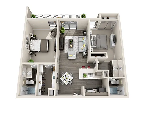 Floor plan Lido (B2A-S)