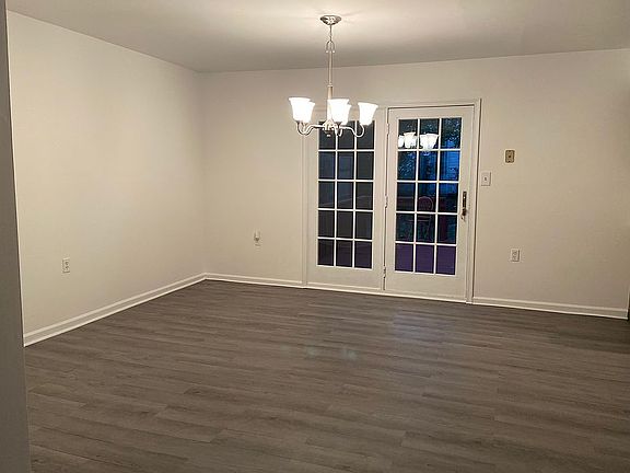 Spacious dining room