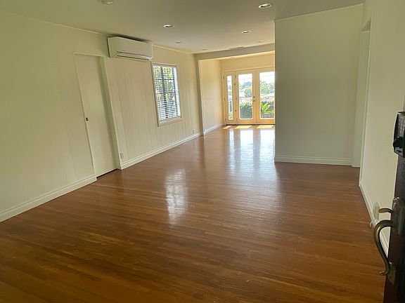 Open living room and dining area.