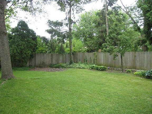 Privacy fenced yard.