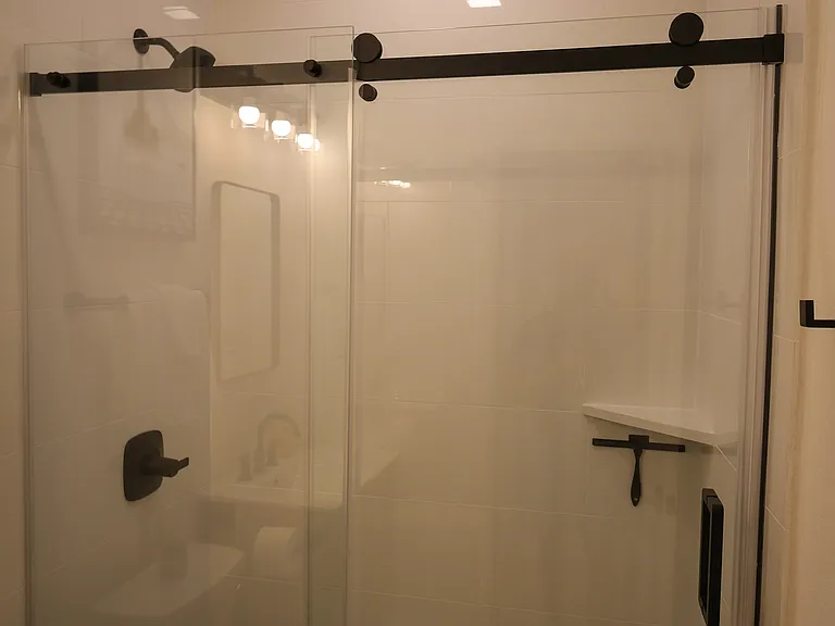 Shower area.