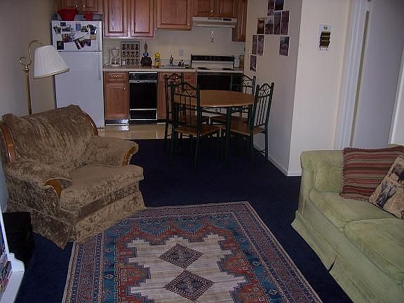 living room from the front door