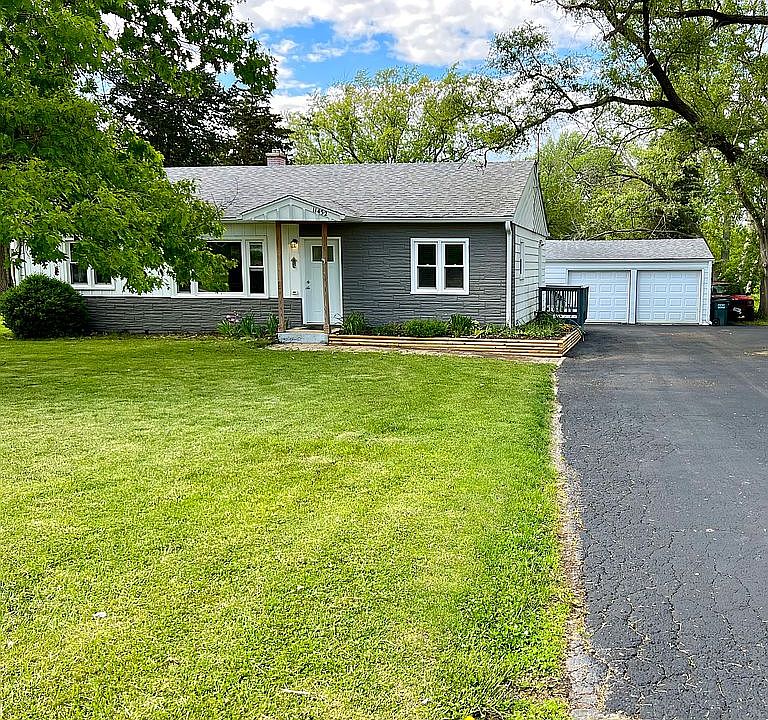 Front yard and driveway