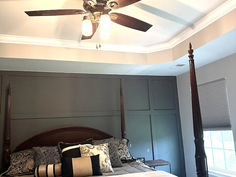 Primary Bedroom with Tray Ceiling