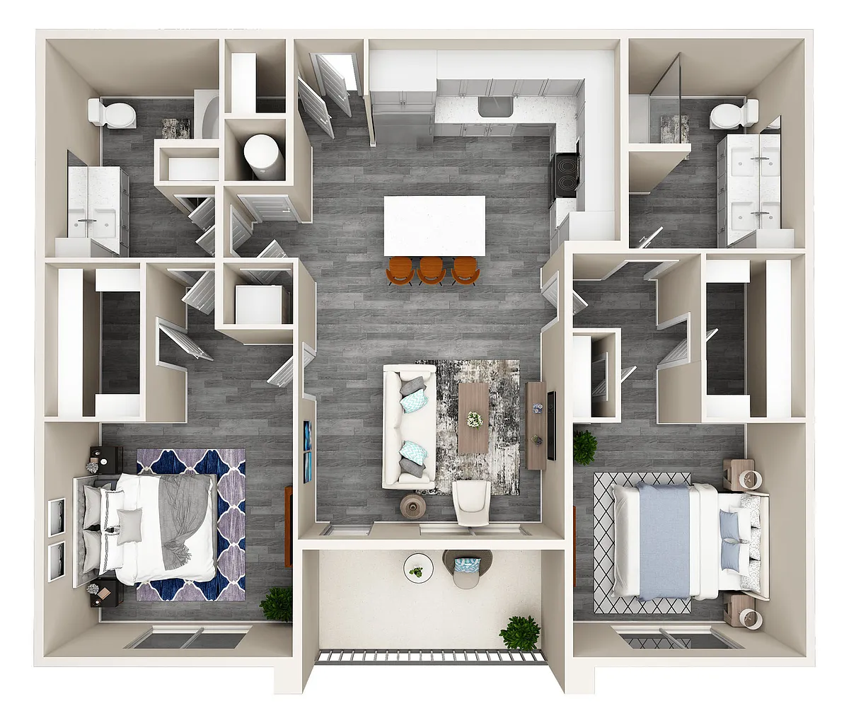 Floor plan B3