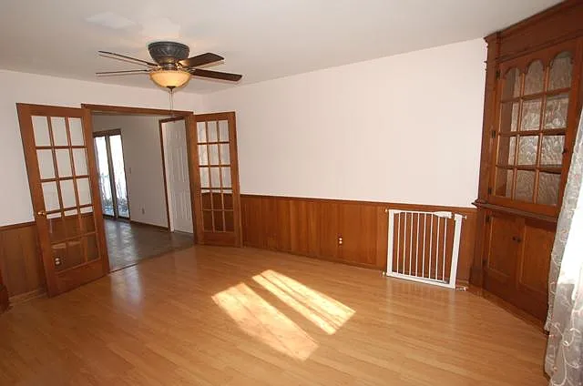 dining room with built in