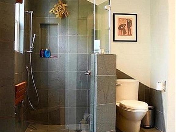 Master bathroom rain shower