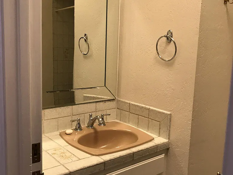 Hallway guest bathroom