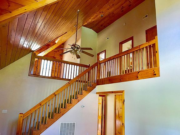 Looking up to guest area