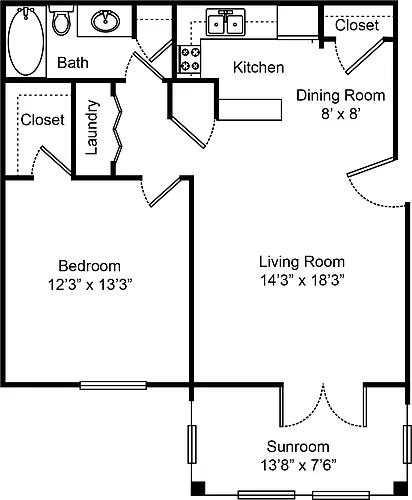 Floor plan A3 - The Mocha