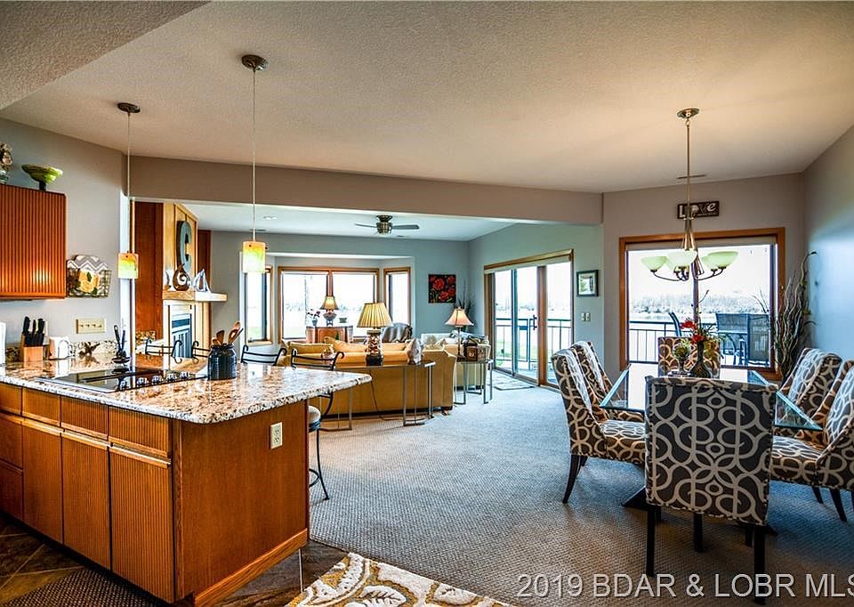 This waterfront condo is nicely appointed, with fantastic views from the main living spaces.