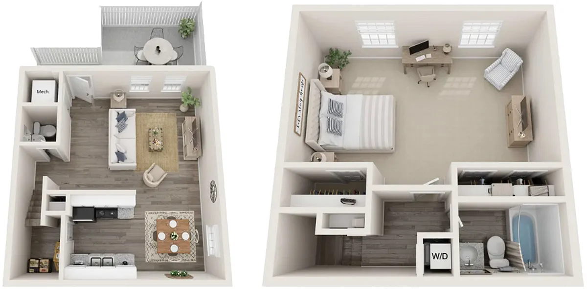 Floor plan The Oak Penthouse