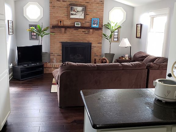 Family room from kitchen