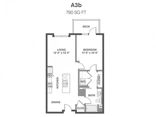 Floor plan A3b