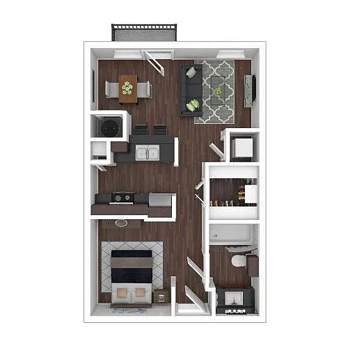 Floor plan E1 Bluff