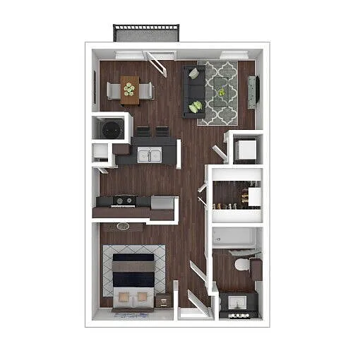 Floor plan E1 Bluff