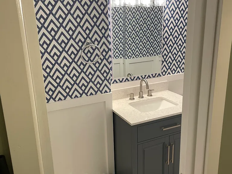 Downstairs half bath