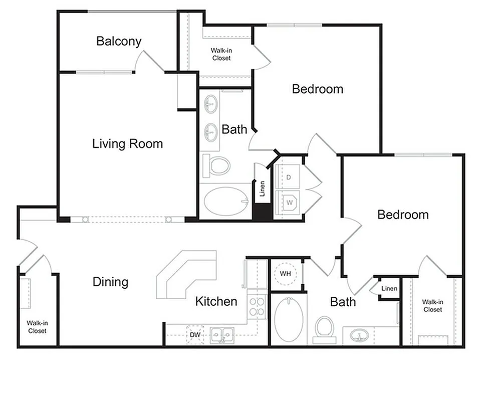 Floor plan The Woodlands