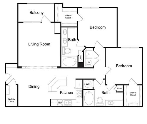 Floor plan The Woodlands
