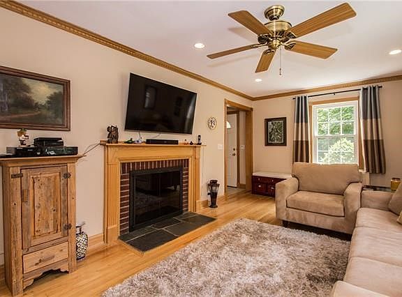 Another view of the living room which has a wonderful gas fireplace for you to enjoy on cold nights!