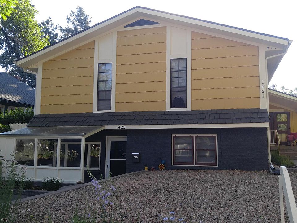 Front of Duplex with Private Off street Parking