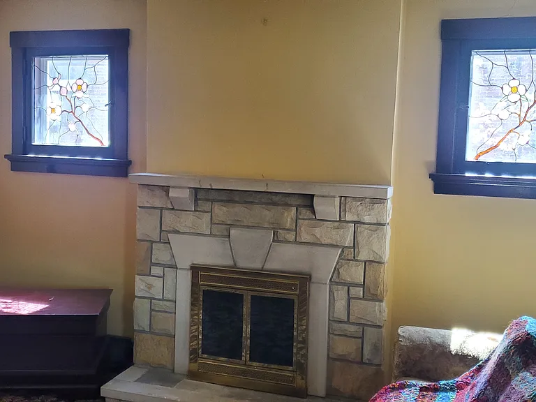 living room fireplace