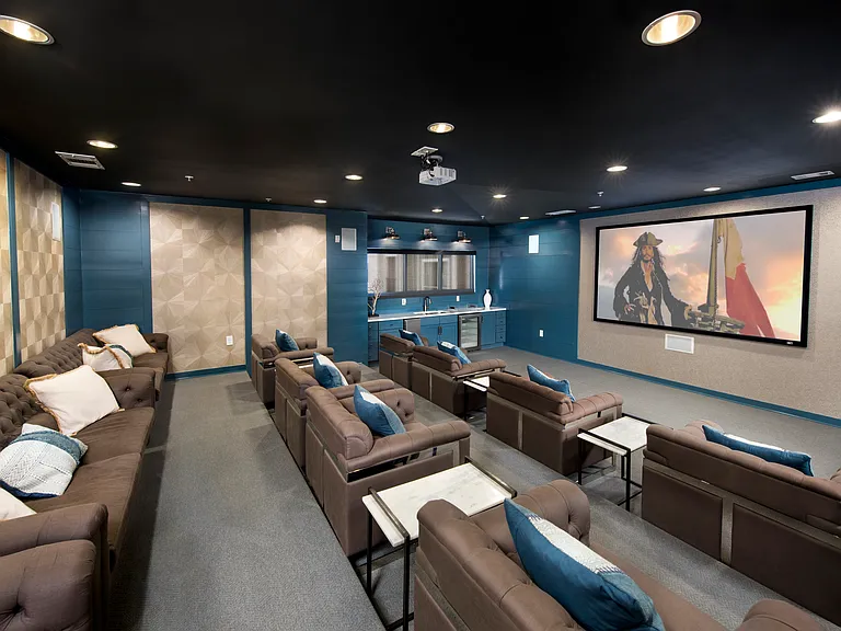 Movie nights are better in our private theater