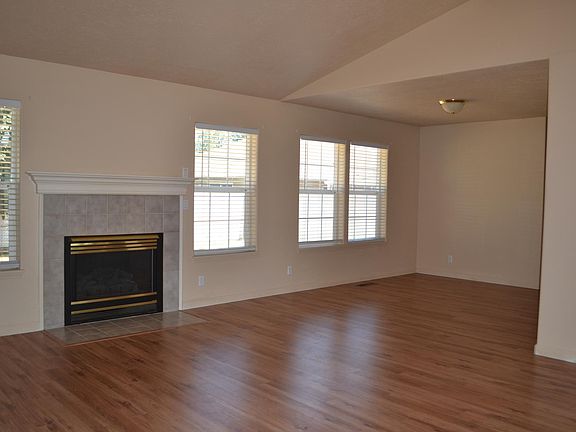 Living room into dining room