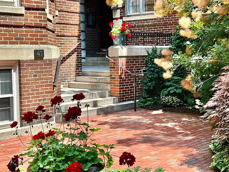 Stairs to lobby