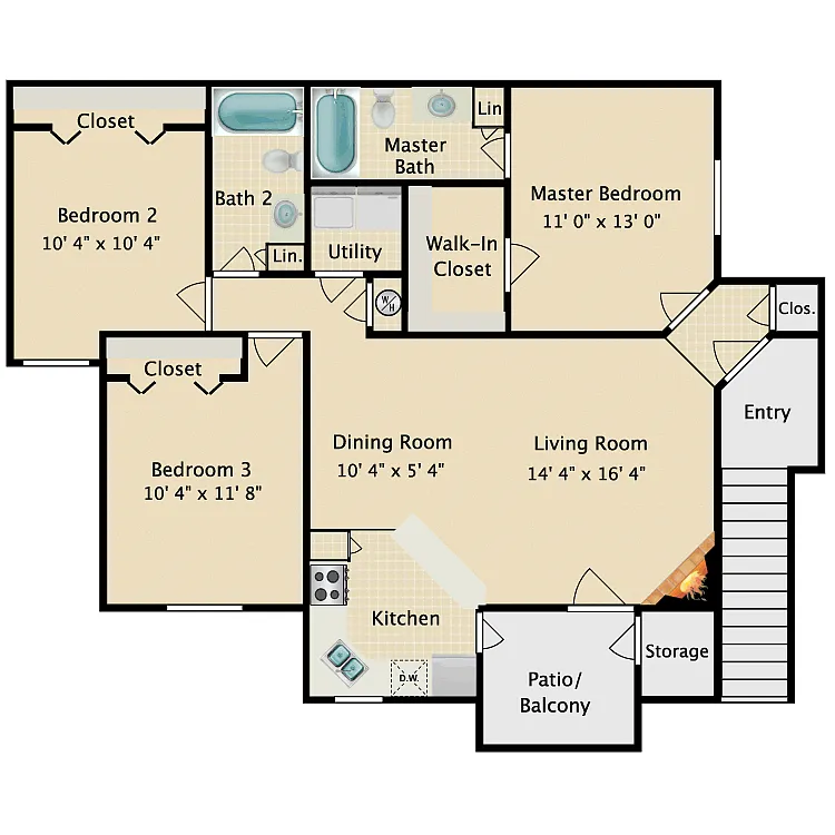 Floor plan Grand Kayman Traditional