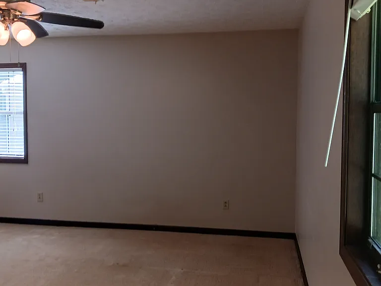 Master bedroom has 2 newer vinyl windows. Can fit king-size bed and 2 dressers.