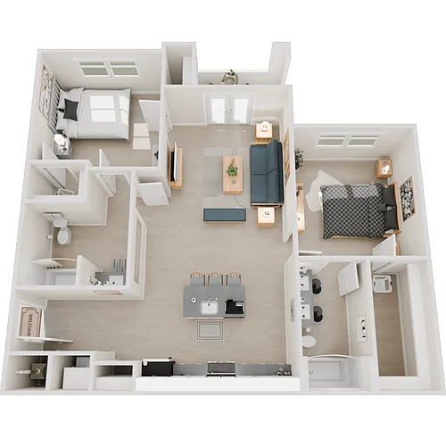 Floor plan Bahia WC
