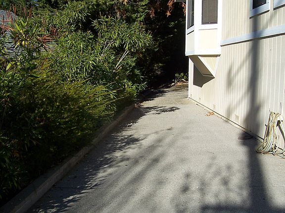 Driveway to boat storage