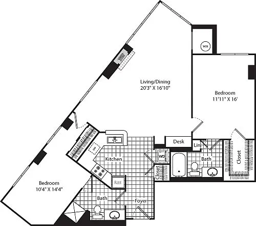 Floor plan D1