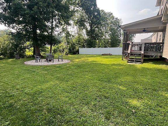 Backyard (porch and firepit)