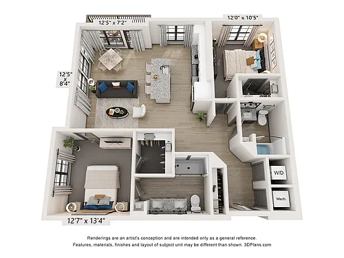Floor plan B3