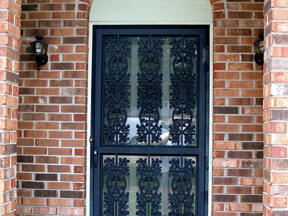 Wrought Iron Security Door